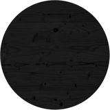 vidaXL-Tafelblad-rond-Ø60x3-cm-massief-grenenhout-zwart