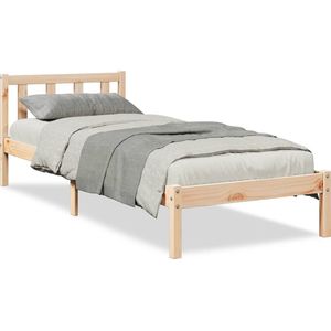 vidaXL Bedframe extra lang zonder matras massief grenenhout 100x210 cm