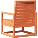 vidaXL Tuinstoel 57,5x63x76 cm massief grenenhout wasbruin
