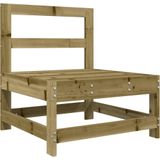 vidaXL 4-delige Loungeset geïmpregneerd grenenhout