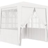 VidaXL Professionele Partytent 2,5x2,5 m - Wit, 90 g/m²