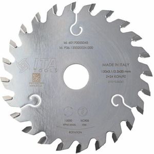 SchellekensTools x ITA - (M) Scoring Blade D=120 F= 20 Z= 24 K=3,1-4,3 P=2,2 CON-ALT5° - P36.120020024.000
