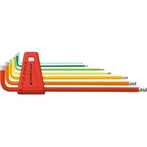 PB Swiss Tools - PB SWISS TOOLS - Set sleutels 7 delig voor binnenzeskantbouten, lang - 627141 7