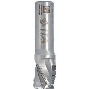 SchellekensTools - Diamantfrees Z3+1 - DTE.25.025.20.0SR - RVS Body - 25 mm - 88 mm Lengte