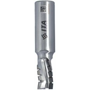 SchellekensTools x ITA - Diamantfrees Z3+1 D=16 l= 25 L= 86 S=20x50 RH (10+1) PCD H=4,5, 3 helix wings, RVS body - DTE.16.025.20.0SR