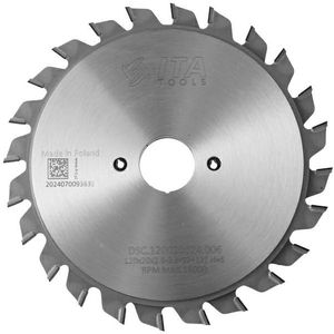 SchellekensTools x ITA - Adjustable Diamond scoring D=120 F= 20 Z= 12+12K=2,8-3,6 P=2,2 H=6 flat FZ - DSC.120020024.006