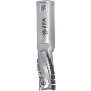 SchellekensTools x ITA - Diamantfrees Z3+1 D= 20 l= 35 L= 97 S= 20x50RH (15+1)PCD H=4,5, 3 helix wings, RVS body - DTE.20.035.20.0SR