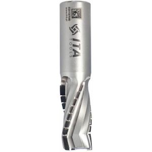 SchellekensTools x ITA - Diamantfrees Z3+1 D= 25 I= 45 L= 112 S= 20x50 LH (21+1)PCD H=4,5, 3 helix wings, RVS body - DTE.25.045.20.0SL