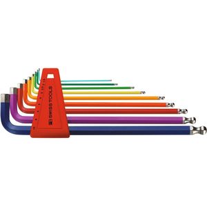 PB Swiss Tools - Set Sleutels - 9 Delig - Voor Binnenzeskantbouten - Lang - 627141 9