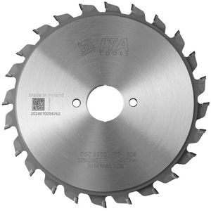 SchellekensTools x ITA - Adjustable Diamond scoring D=125 F= 22 Z= 12+12K=2,8-3,6 P=2,2 H=4 flat FZ - DSC.125022024.004