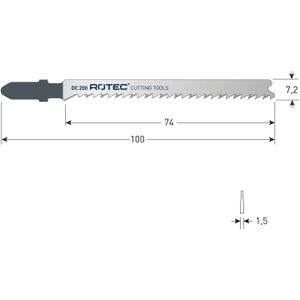 Rotec - Rotec decoupeerzaagblad DC200 / T101B (2st.) - 520.0202