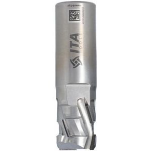 SchellekensTools x ITA - Diamantfrees Z2+2 D=25 I= 25 L= 97 S=25x50 LH 6PCD+1 HM H=2,5, 4 helix wings, RVS body - DTN.25.025.25.0SL