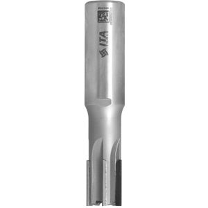 SchellekensTools x ITA - DT5.Router DIA D=18 I=22 S=20x50 Z=5+1 H=3,0 L=100 RH 0° body INOX / drilling - DT5.18.022.20.0SR