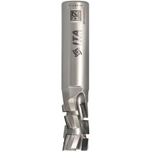SchellekensTools x ITA - Diamantfrees Z3+1 D= 16 I= 25 L= 86 S= 16x50 RH (7+1)PCD H=3,0, 3 helix wings, RVS body (NESTING) - DTE.16.025.16.NSR