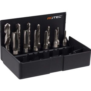 Rotec - Rotec HSS boor- en tapbitset, metrisch, in cassette - 900.2035