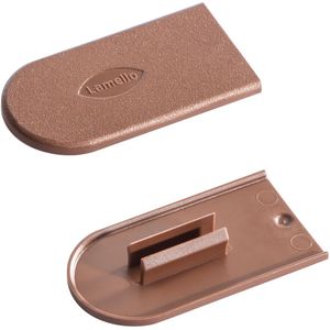 Lamello - Cabineo afdekkappen kunststof, Reebruin RAL 8007, 2000 stuks - 186351R