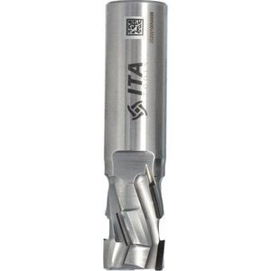 SchellekensTools x ITA - Diamantfrees Z2+2 D=20 I= 25 L= 85 S=20x50 RH 6PCD+1 HM H=2,5, 4 helix wings, RVS body - DTN.20.025.20.0SR