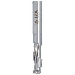 SchellekensTools x ITA - Diamantfrees Z1+1 D=12 I= 35 L= 87 S=12x50 LH 4PCD+1 HM H=2,5 3 helix wings, HM body, type DTA - DTA.12.035.12.0SL