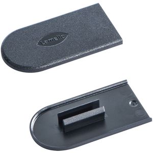 Lamello - Cabineo afdekkappen, Kunststof gitzwart RAL 9005, 2000 stuks - 186351T