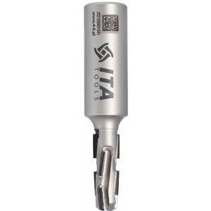 SchellekensTools x ITA - Diamantfrees Z2+2 D=12 I=35 L=98 S=20, LH, 8PCD+1HM, H=2,5, 4 helix wings, RVS body - DTN.12.035.20.0SL