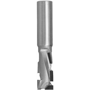 SchellekensTools x ITA - Diamantfrees Z1+1 D= 12,7 (1/2 inch) I= 28 L= 80 S= 12,7x50 RH 3PCD+1 HM H2,5 3 helix wings RVS body - DTA.12.028.12.5SR