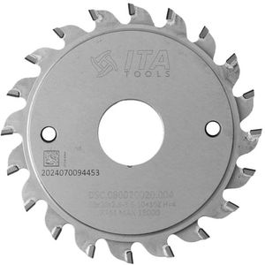 SchellekensTools x ITA - Adjustable Diamond scoring D= 80 F= 20 Z= 10+10K=2,8-3,6 P=2,2 H=4 flat FZ - DSC.080020020.004
