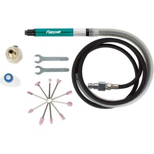 Aircraft - AIRCRAFT - Set pneumatische precisie rechte stiftslijper met toebehoren - 712403120