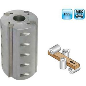 RS tools - Aluminium schaafkop Ø 140 x 130 mm., asgat Ø50, z=4 - 110536