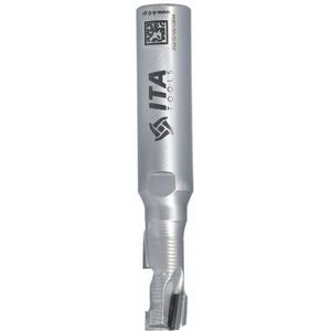 SchellekensTools x ITA - Diamantfrees Z1+1 D= 10 I= 21 L= 69 S=12x40 RH 3PCD+1 HM H=2,5 3 helix wings, HM body, type DTA - DTA.10.021.12.0SR