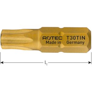 Rotec - Rotec schroefbit, TIN, TX25x25mm (Torx) (2st.) - 806.20252