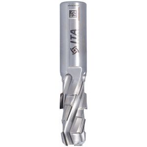 SchellekensTools x ITA - Diamantfrees Z2+2 D=20 I= 45 L=103 S=20x50 LH 10PCD+1 HM H=2,5, 4 helix wings, RVS body - DTN.20.045.20.0SL