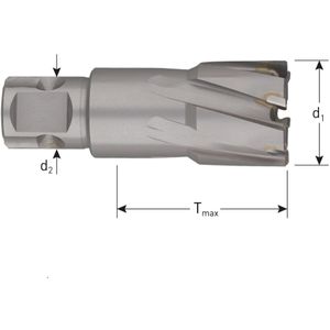 Rotec - Rotec HM kernboor, 'Hard-Line', UNI 19, ø49x40 - 546.0490