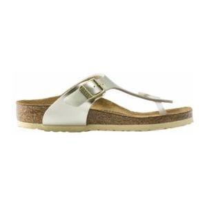 Slipper Birkenstock Kids Gizeh Birko-Flor Electric Metallic Gold Narrow-Schoenmaat 35