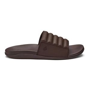 Slipper OluKai Men Maha Olu Dark Wood-Schoenmaat 45