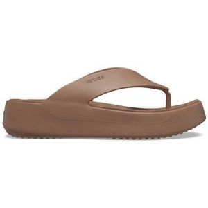 Slipper Crocs Women Getaway Platform Flip Latte-Schoenmaat 38 - 39