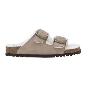 Slipper Scholl Women Josephine F New Suede Dark Beige-Schoenmaat 40