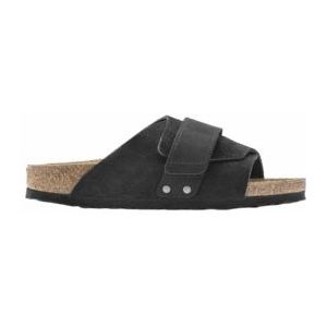 Slipper Birkenstock Men Kyoto Nubuck/Suede Leather Black-Schoenmaat 45
