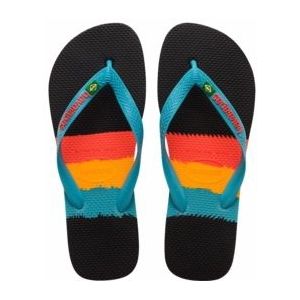 Slipper Havaianas Unisex Brasil Tech Black-Schoenmaat 45 - 46