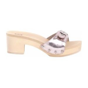 Slipper Scholl Women Pescura Ibiza Metal Leather Light Pink-Schoenmaat 37