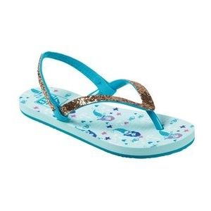 Slipper Reef Little Stargazer Prints Aqua Mermaids-Schoenmaat 19 - 20