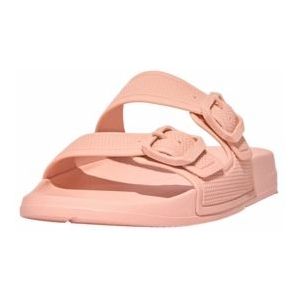 FitFlop Women iQushion Two-Bar Buckle Slides Blushy-Schoenmaat 38