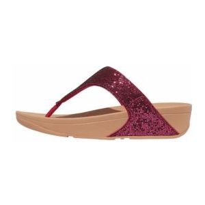 FitFlop Women Lulu Toe Post Glitterball Metallic Wild Raspberry-Schoenmaat 39