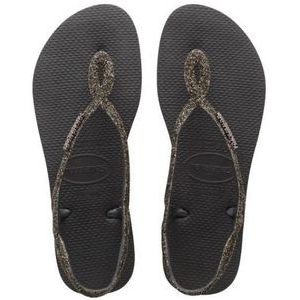 Slipper Havaianas Luna Premium II Black Dark Grey-Schoenmaat 39 - 40