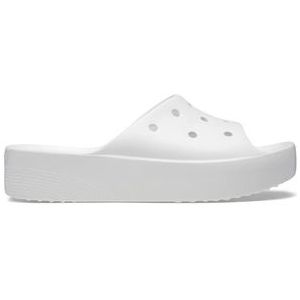 Slipper Crocs Women Classic Platform Slide White-Schoenmaat 39 - 40