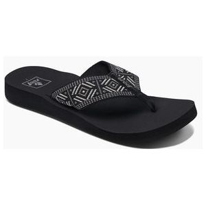 Slipper Reef Women Spring Woven Black White-Schoenmaat 38,5