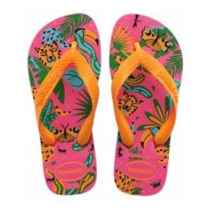 Slipper Havaianas Kids Top Fashion Pink Flux/Pop Yellow-Schoenmaat 25 - 26