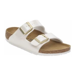 Slipper Birkenstock Kids Arizona Birko-Flor Electric Metallic Pearl Narrow-Schoenmaat 37