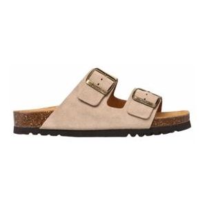 Slipper Scholl Women Josephine Suede Dark Beige 2024-Schoenmaat 39