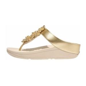 FitFlop Women Fino Bauble-Bead Toe-Post Sandals Platino-Schoenmaat 36