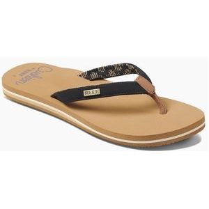 Slipper Reef Women Cushion Sands Black Tan-Schoenmaat 38,5